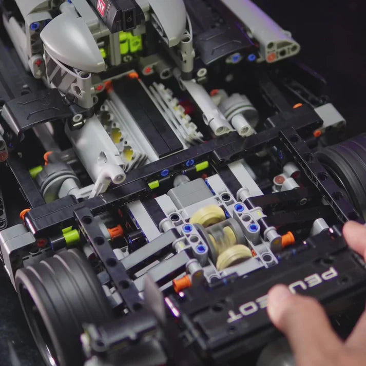 Peugeot 9x8 LeMan Hybrid Hypercar (1775 Pieces)